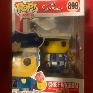 Funko The Simpsons Chief Wiggum Blue Vinyl Figure